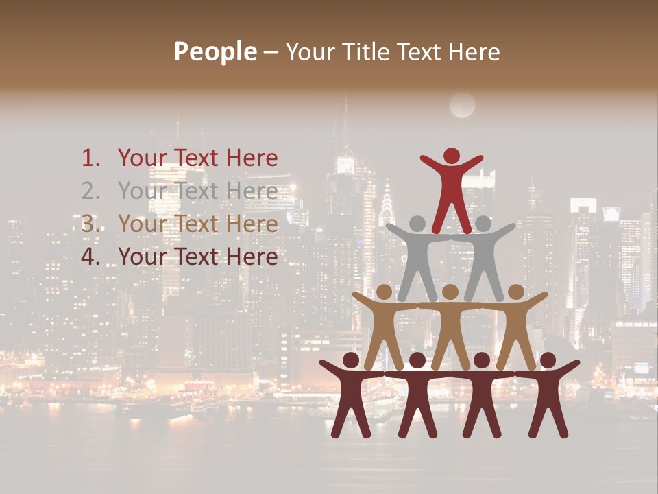 Square York Cloud PowerPoint Template