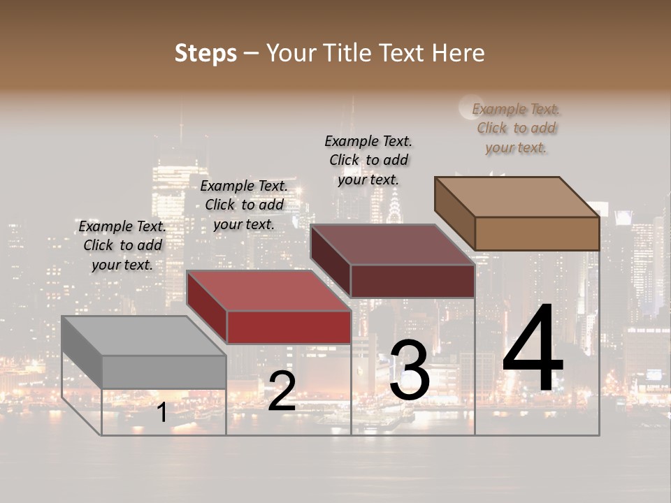 Square York Cloud PowerPoint Template