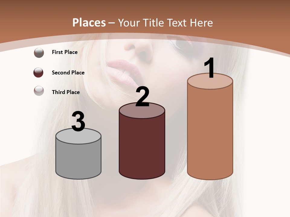 Eye Blue Glamour PowerPoint Template