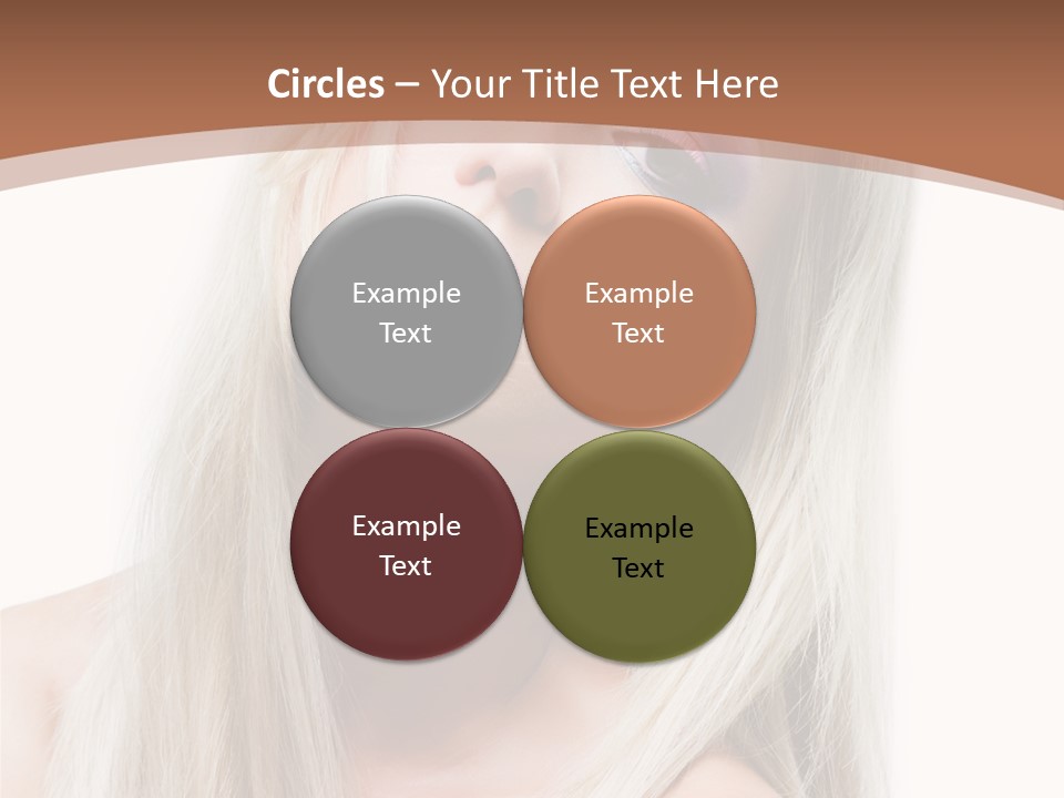 Eye Blue Glamour PowerPoint Template