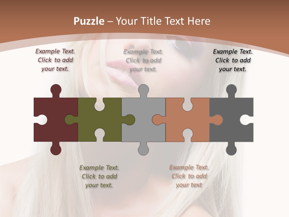 Eye Blue Glamour PowerPoint Template