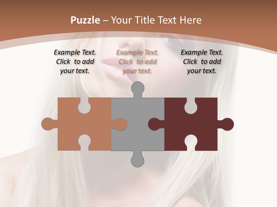 Eye Blue Glamour PowerPoint Template