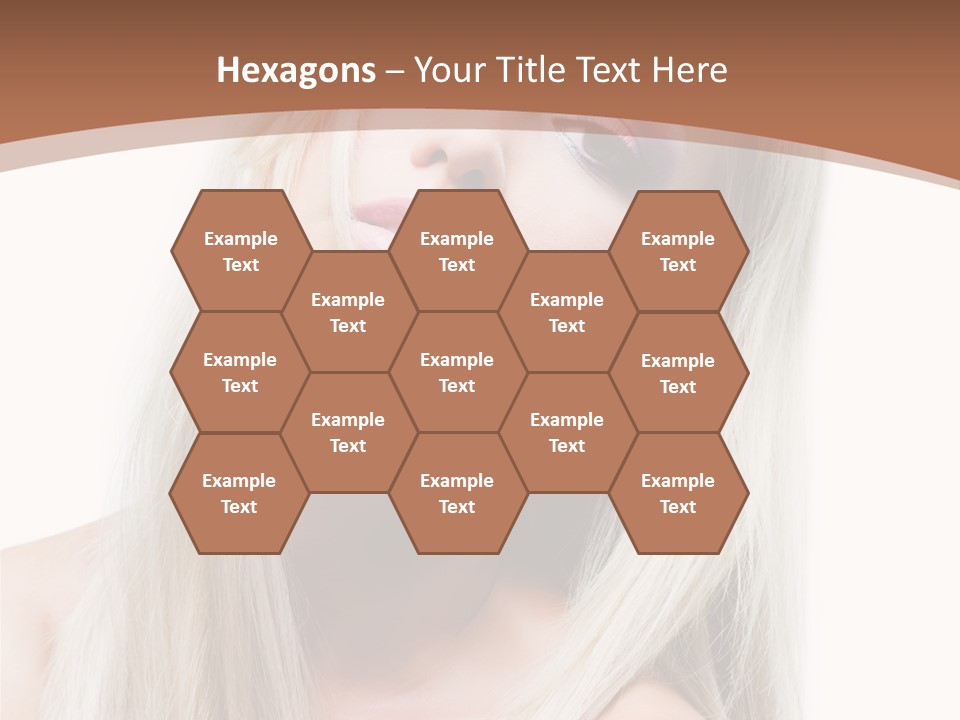 Eye Blue Glamour PowerPoint Template