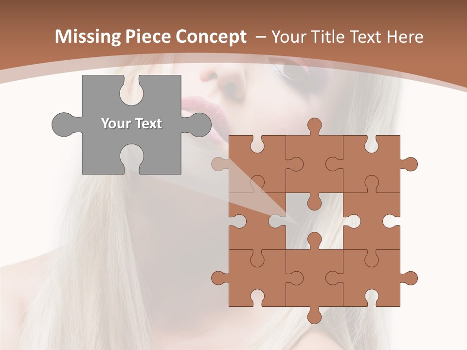 Eye Blue Glamour PowerPoint Template