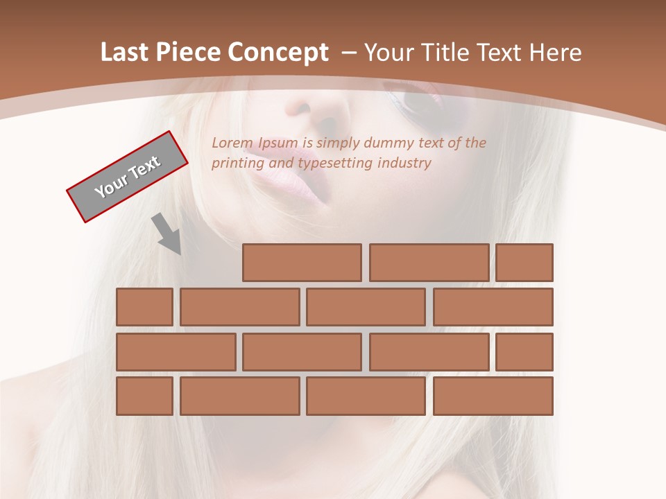 Eye Blue Glamour PowerPoint Template