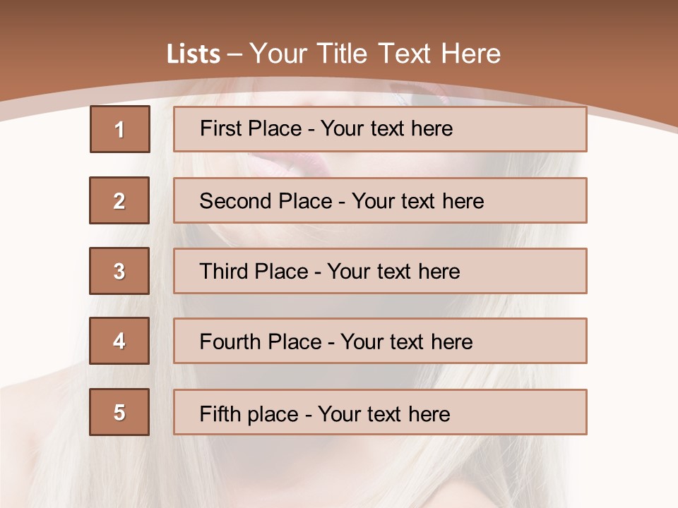 Eye Blue Glamour PowerPoint Template