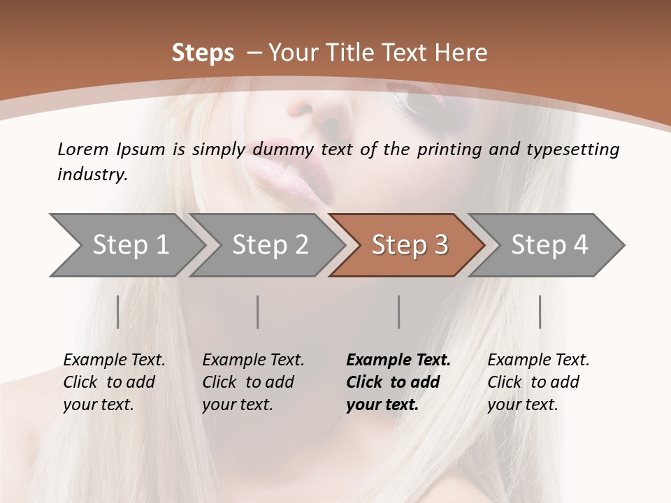 Eye Blue Glamour PowerPoint Template