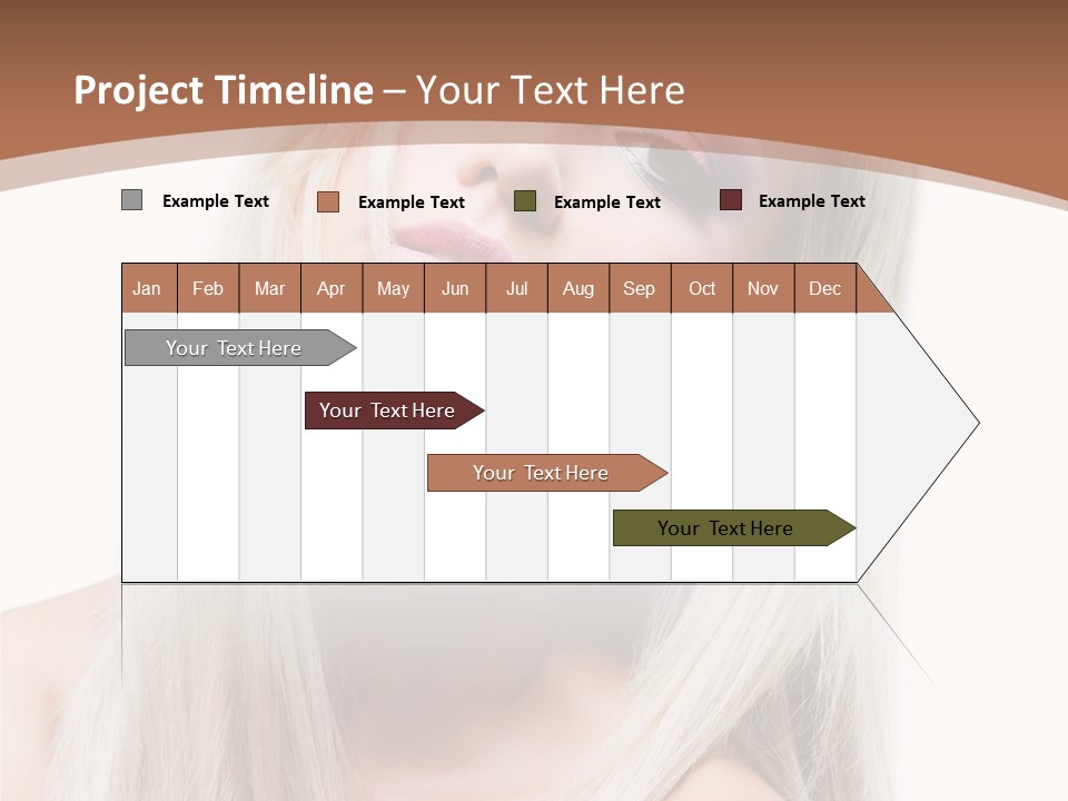 Eye Blue Glamour PowerPoint Template