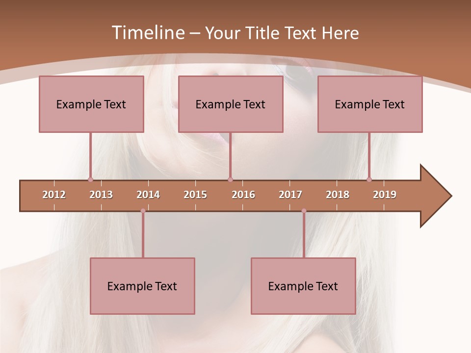 Eye Blue Glamour PowerPoint Template