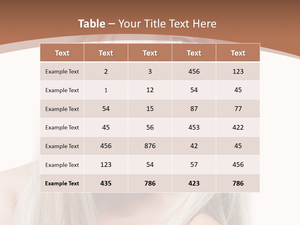 Eye Blue Glamour PowerPoint Template