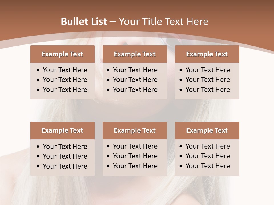 Eye Blue Glamour PowerPoint Template