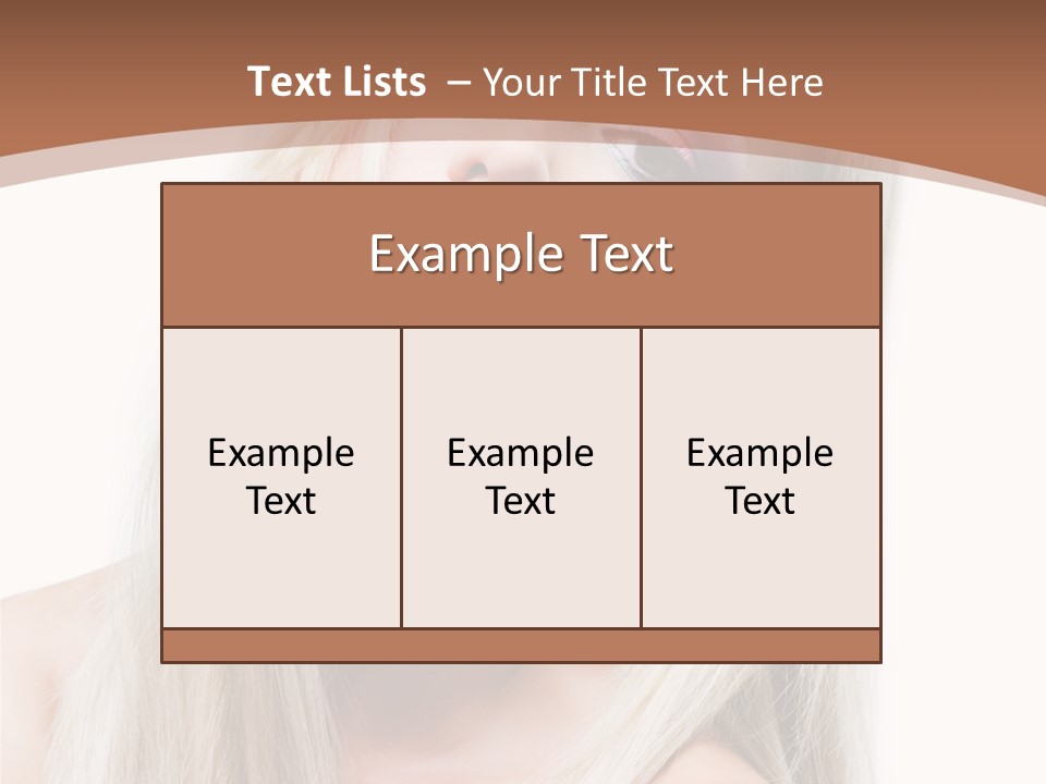 Eye Blue Glamour PowerPoint Template