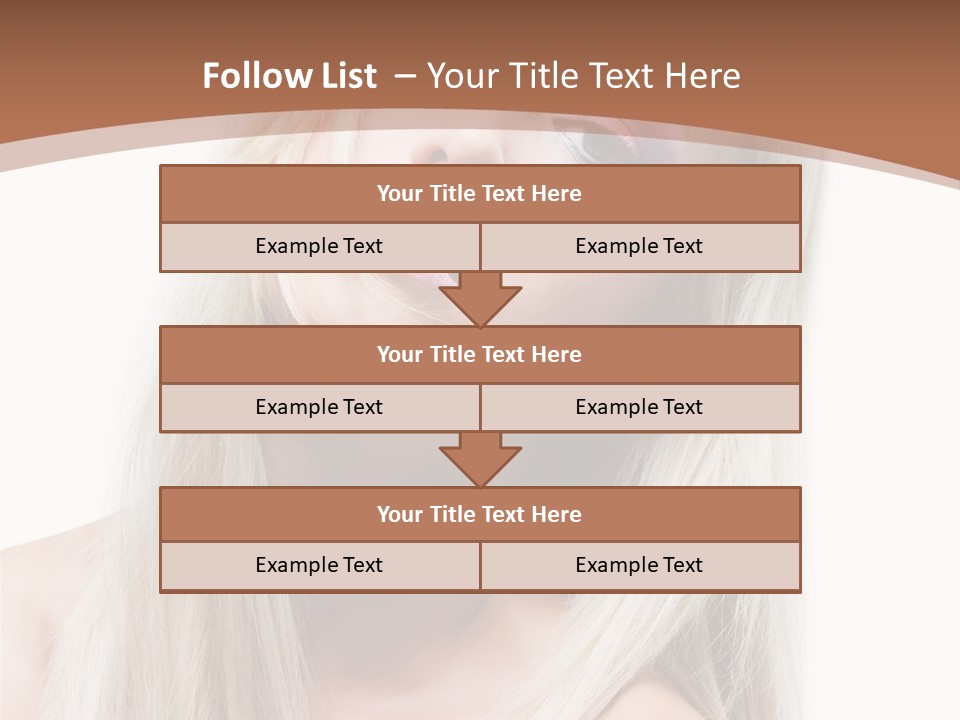 Eye Blue Glamour PowerPoint Template