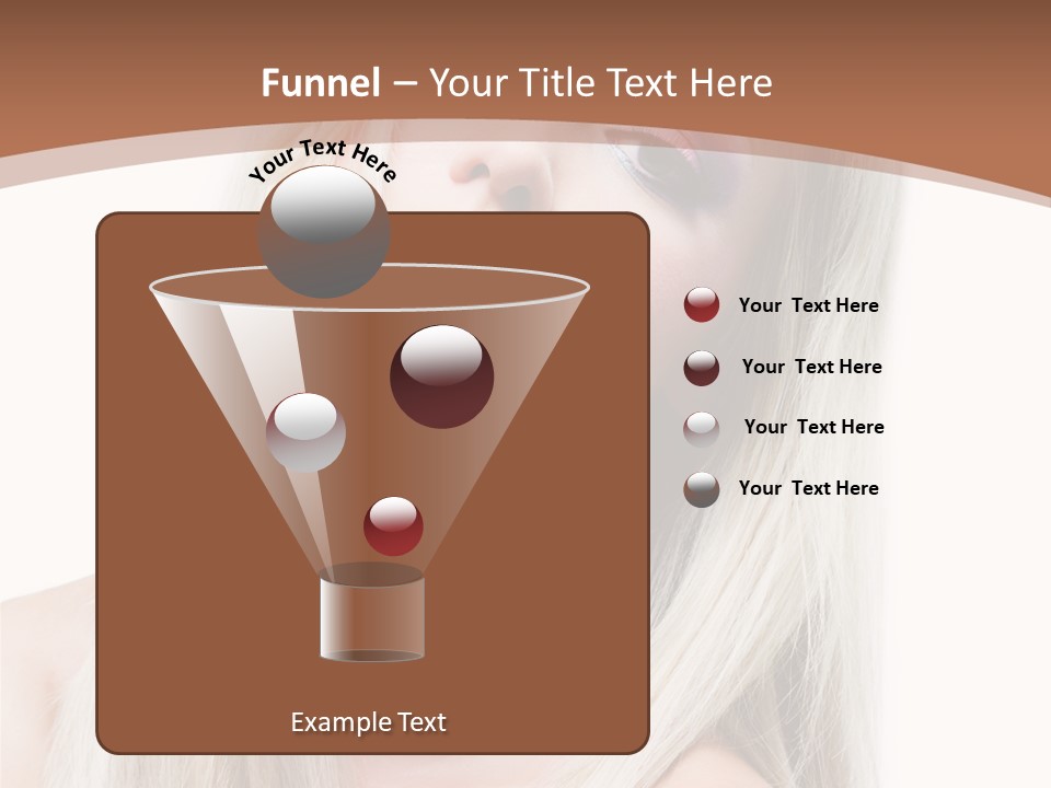 Eye Blue Glamour PowerPoint Template