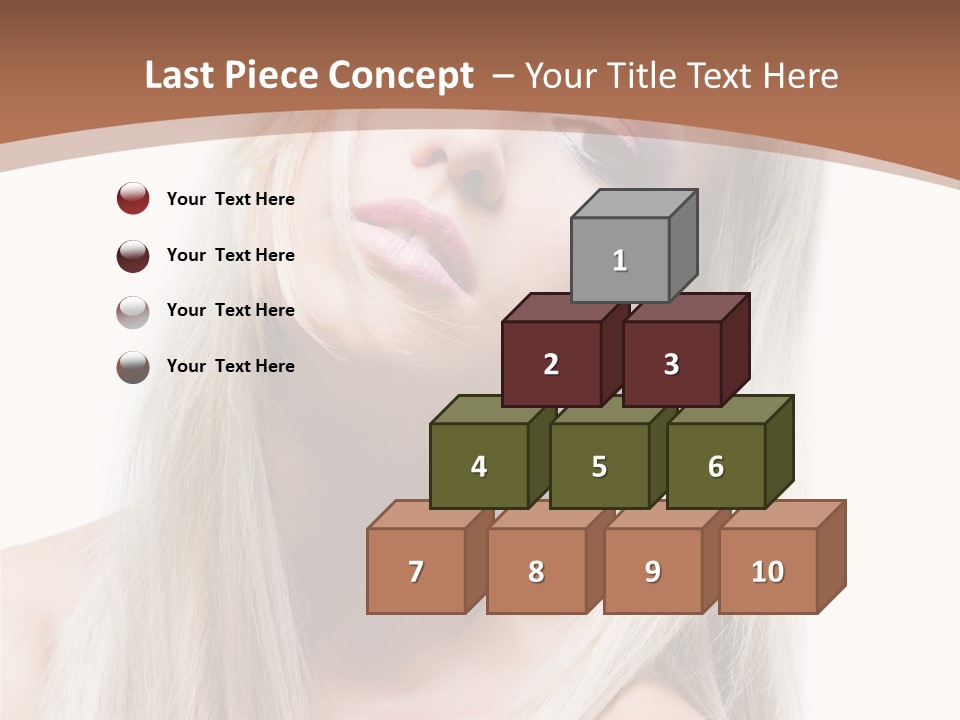 Eye Blue Glamour PowerPoint Template