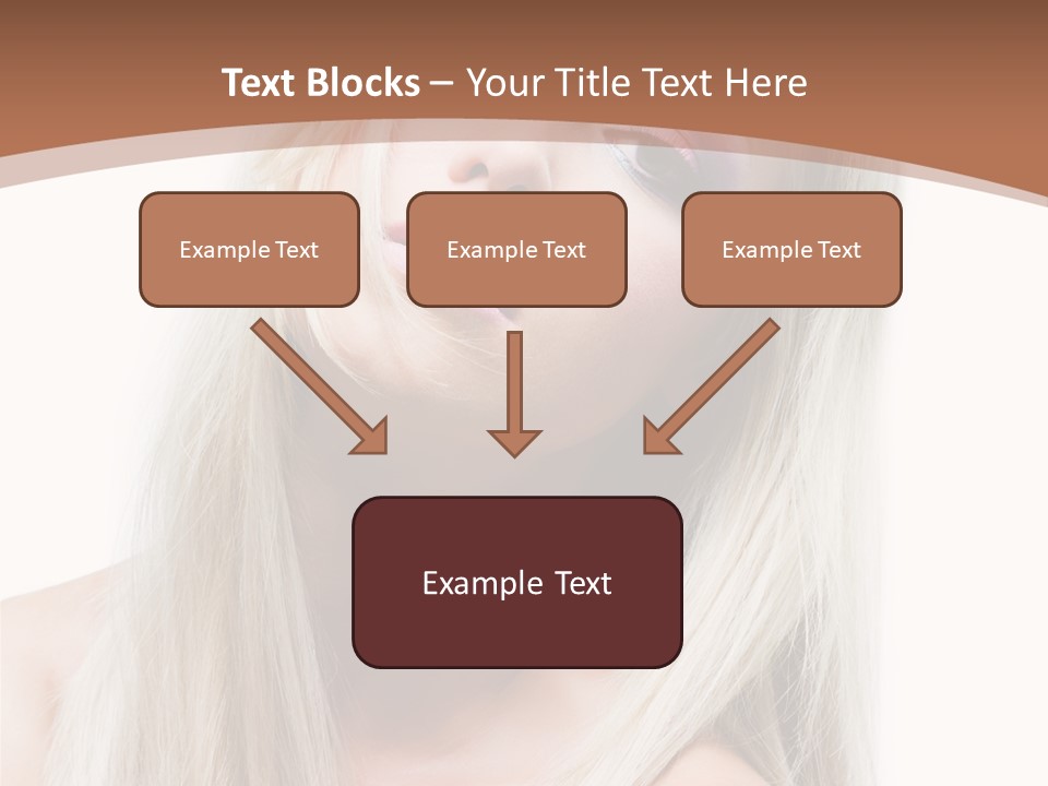 Eye Blue Glamour PowerPoint Template