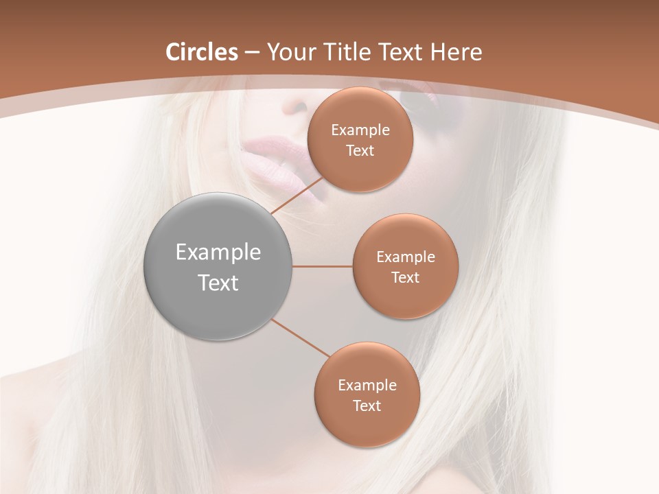 Eye Blue Glamour PowerPoint Template