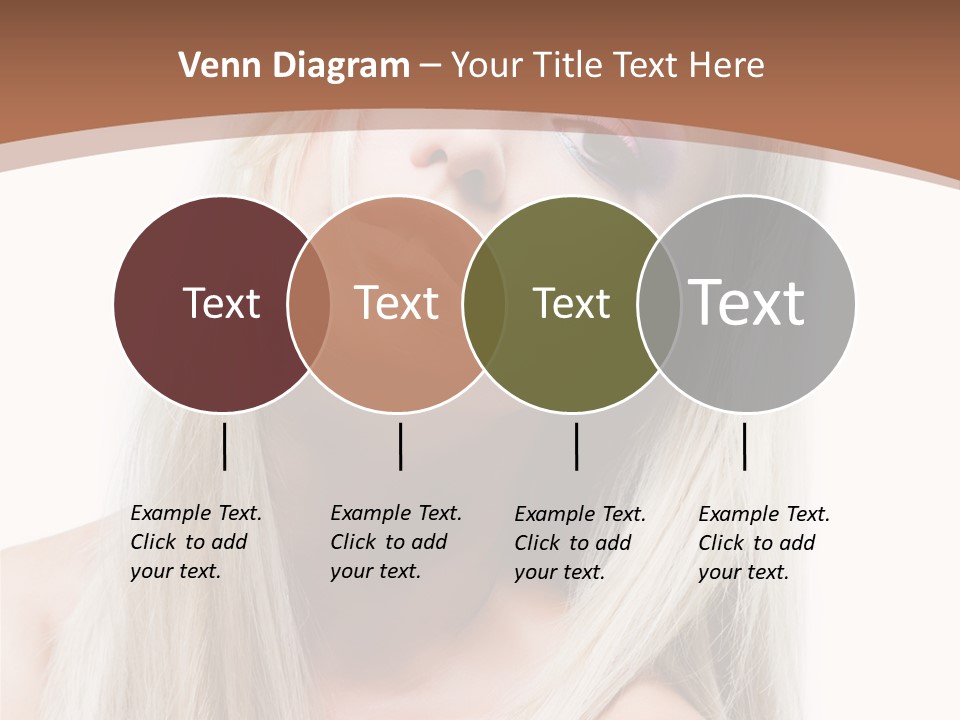 Eye Blue Glamour PowerPoint Template