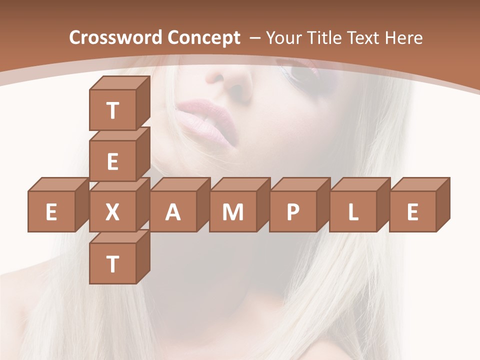 Eye Blue Glamour PowerPoint Template