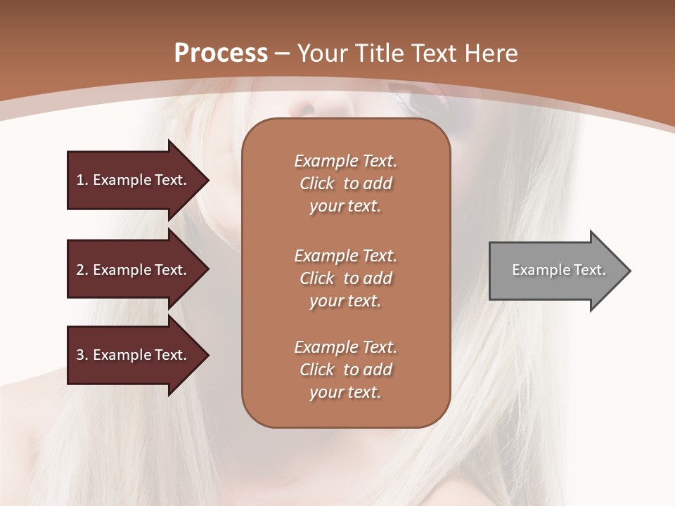 Eye Blue Glamour PowerPoint Template