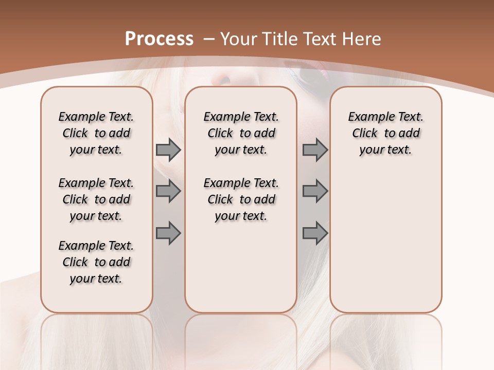 Eye Blue Glamour PowerPoint Template