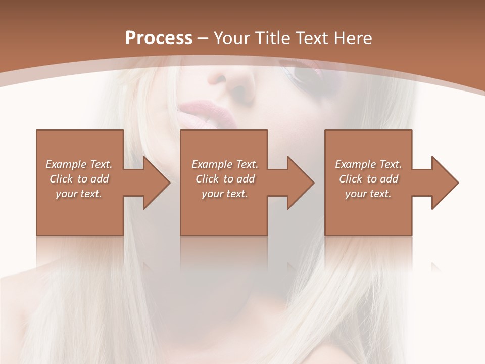 Eye Blue Glamour PowerPoint Template