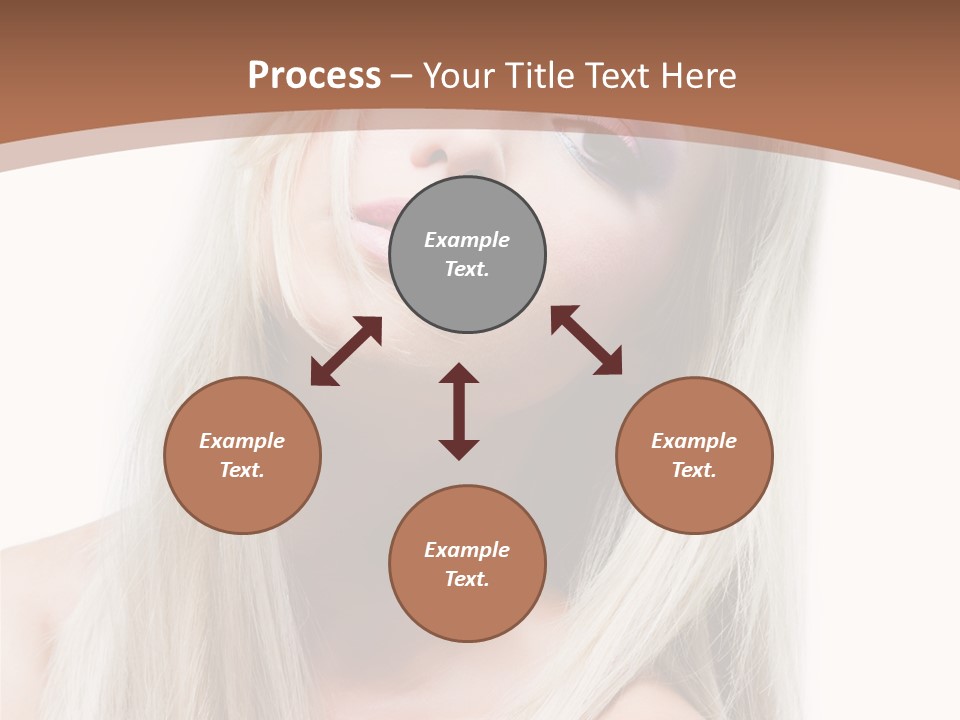 Eye Blue Glamour PowerPoint Template