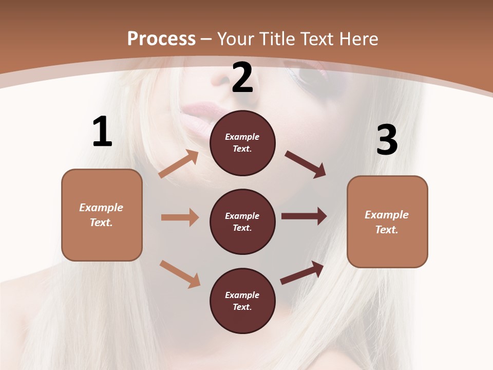 Eye Blue Glamour PowerPoint Template