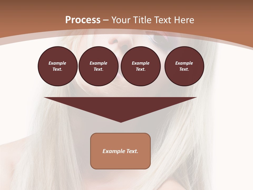 Eye Blue Glamour PowerPoint Template