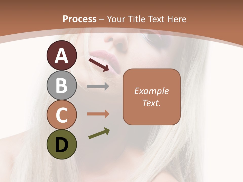 Eye Blue Glamour PowerPoint Template