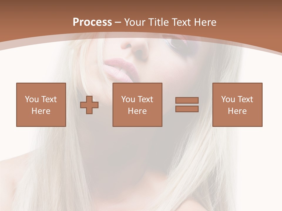 Eye Blue Glamour PowerPoint Template