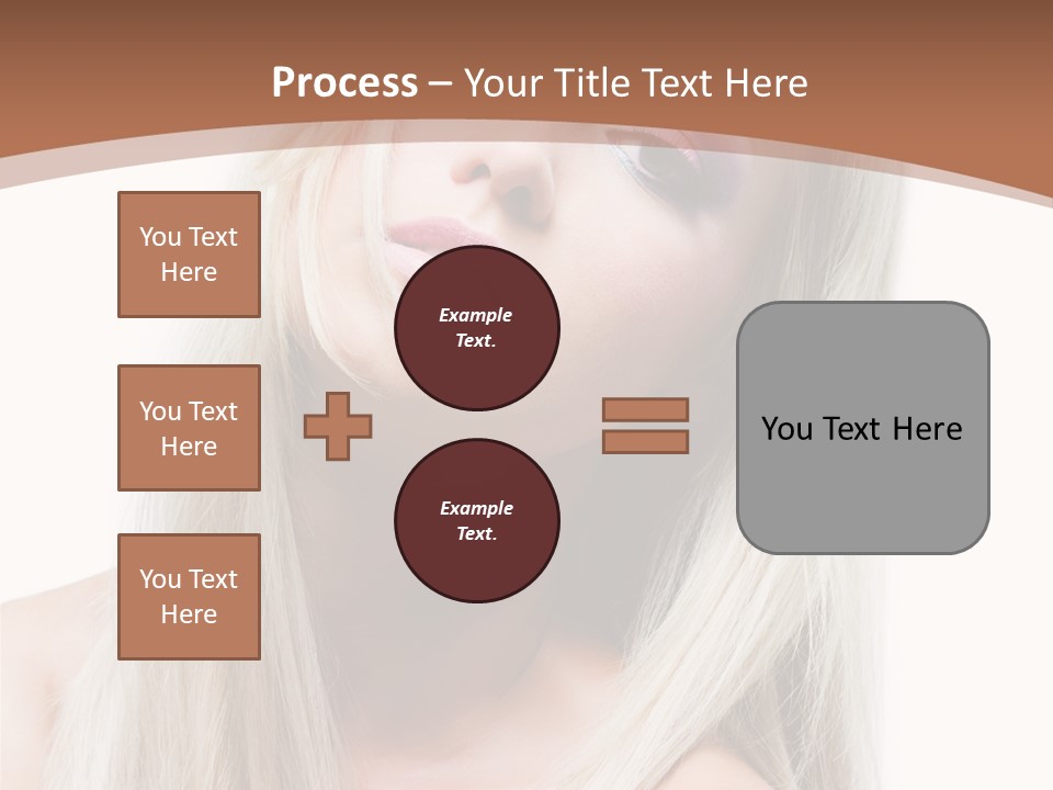 Eye Blue Glamour PowerPoint Template