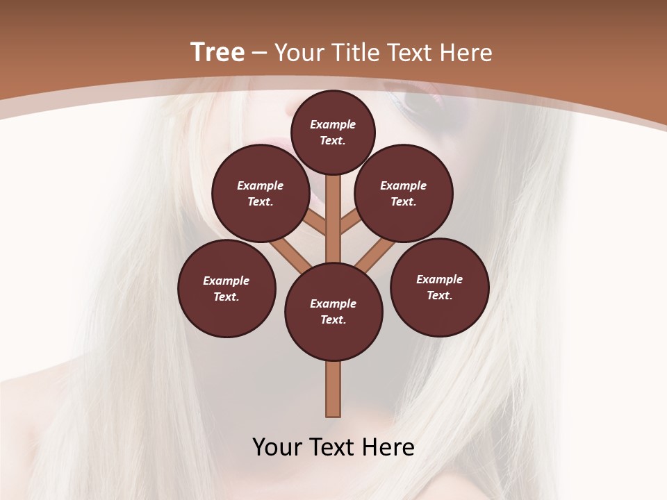 Eye Blue Glamour PowerPoint Template