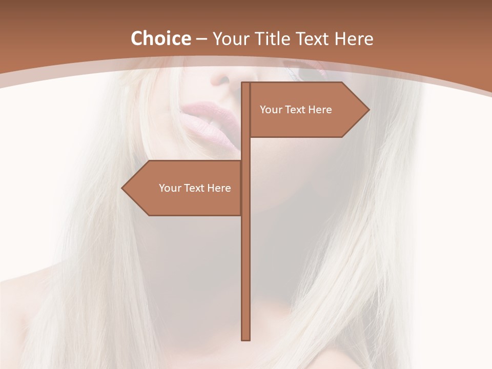 Eye Blue Glamour PowerPoint Template