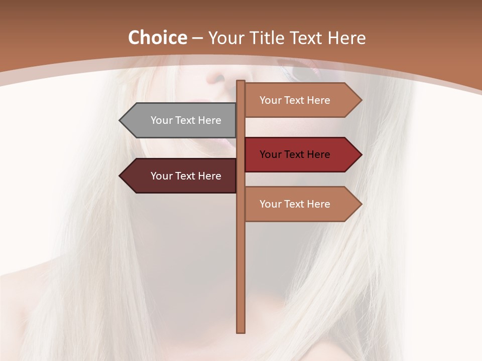 Eye Blue Glamour PowerPoint Template