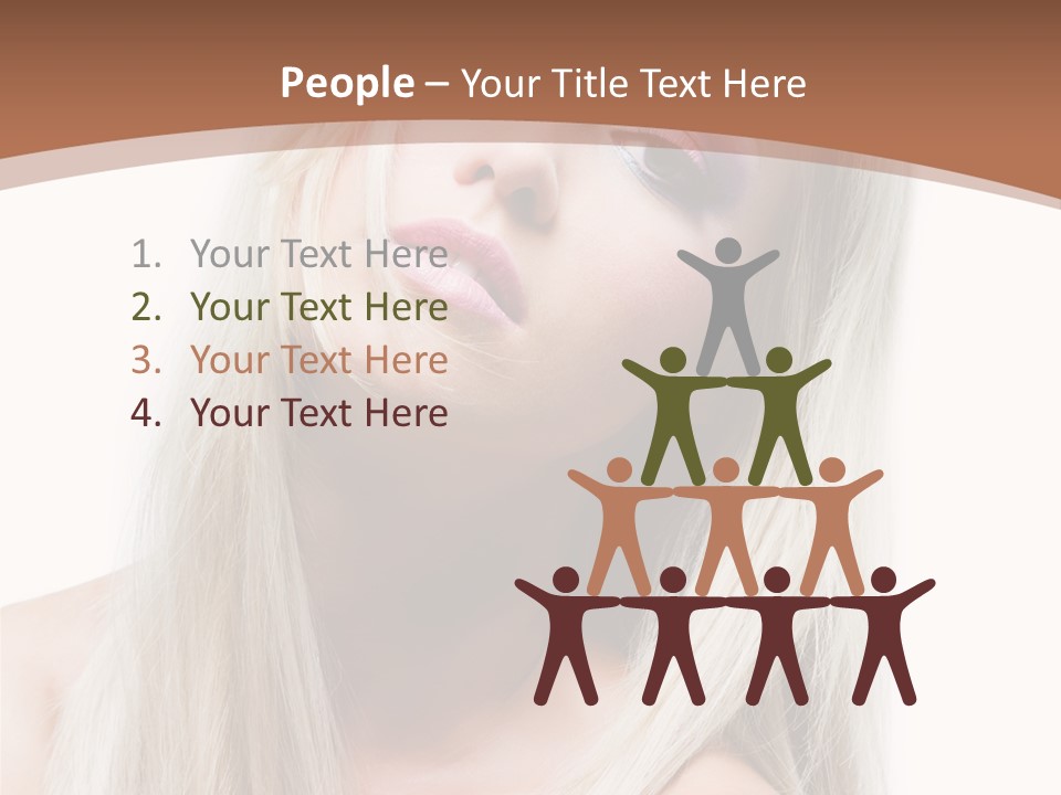 Eye Blue Glamour PowerPoint Template