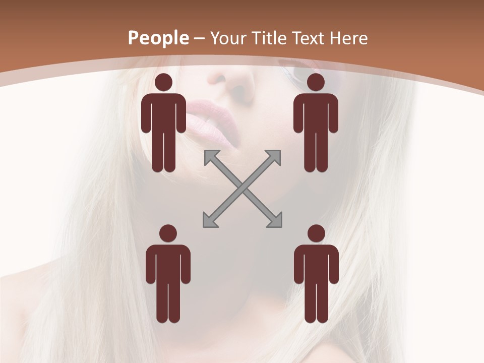 Eye Blue Glamour PowerPoint Template