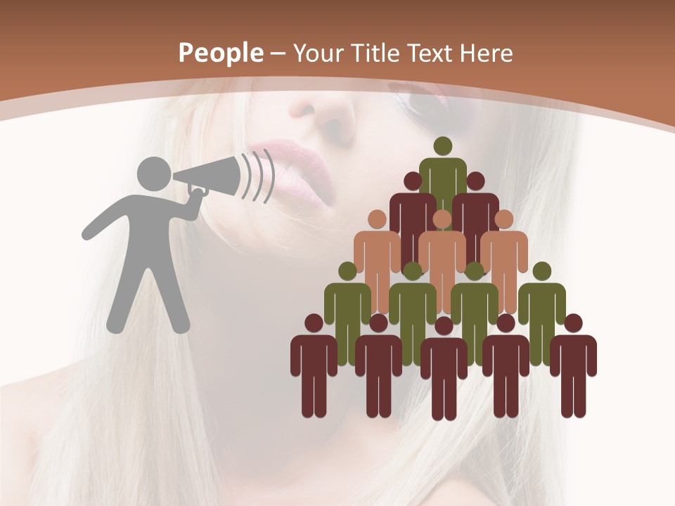 Eye Blue Glamour PowerPoint Template