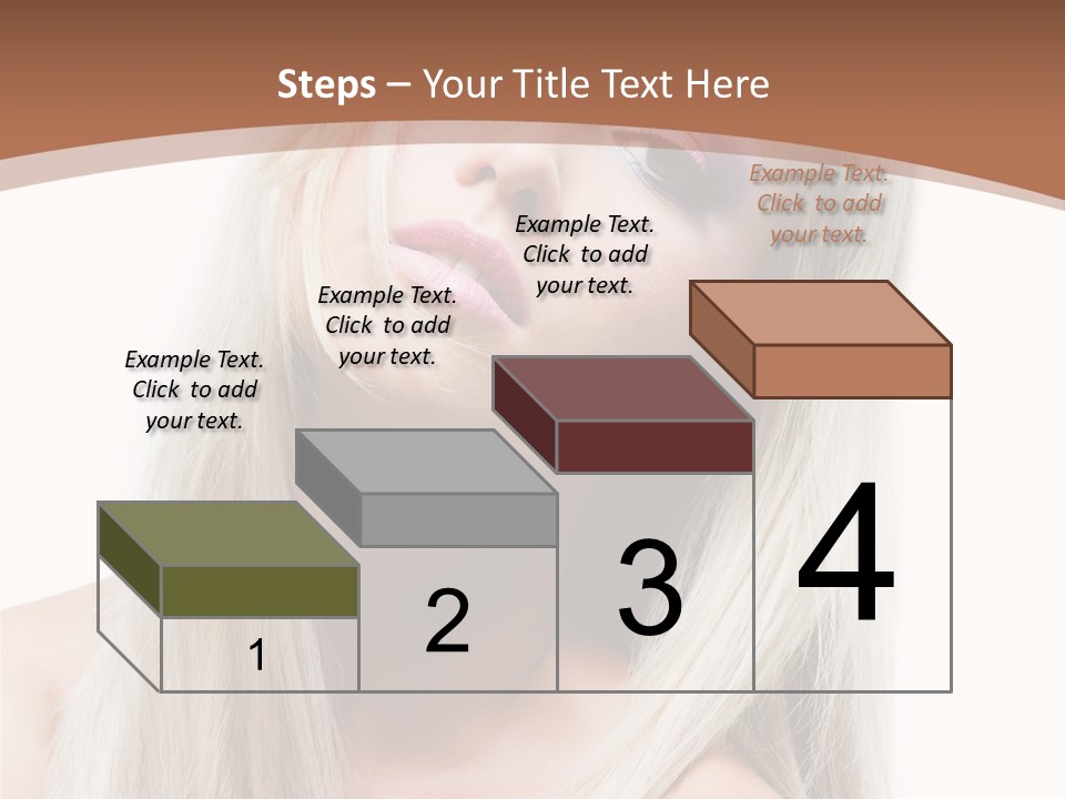 Eye Blue Glamour PowerPoint Template