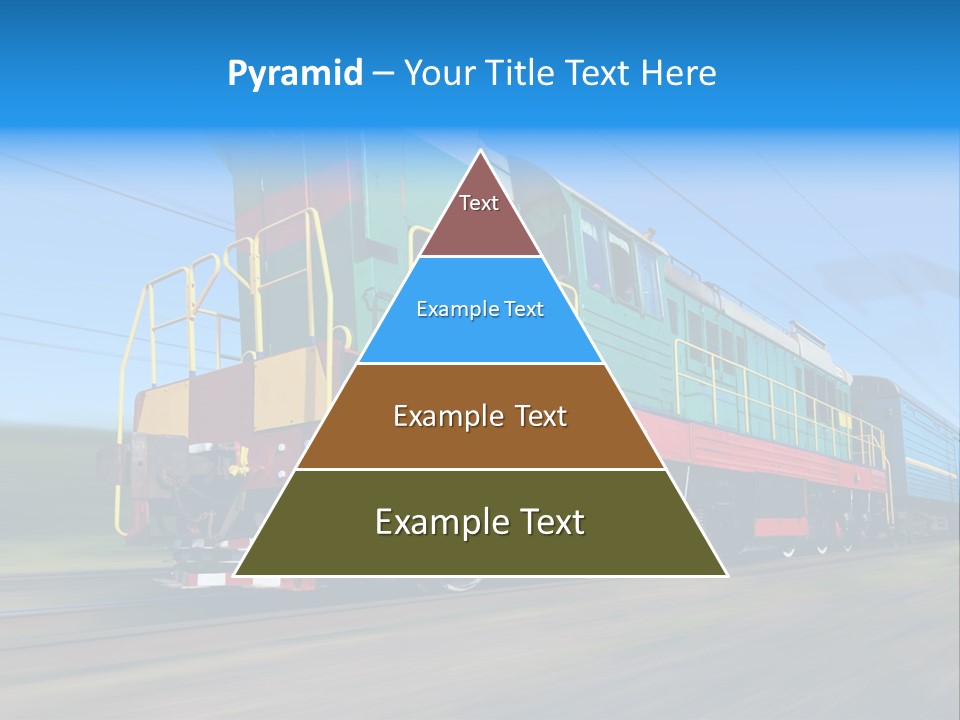Summer Transportation Rail PowerPoint Template