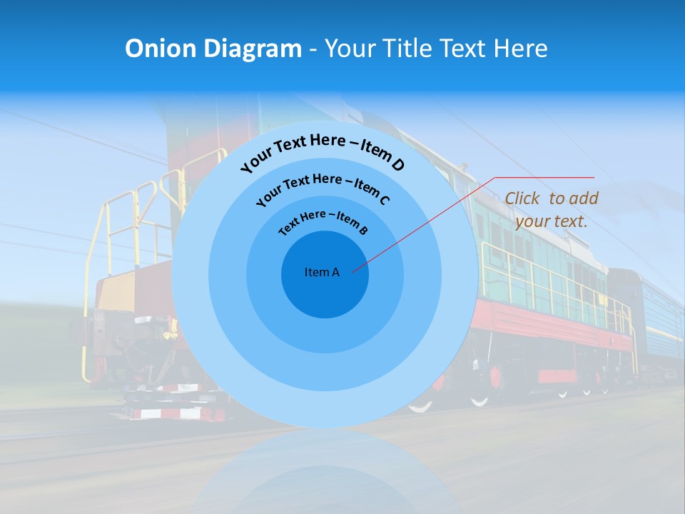 Summer Transportation Rail PowerPoint Template