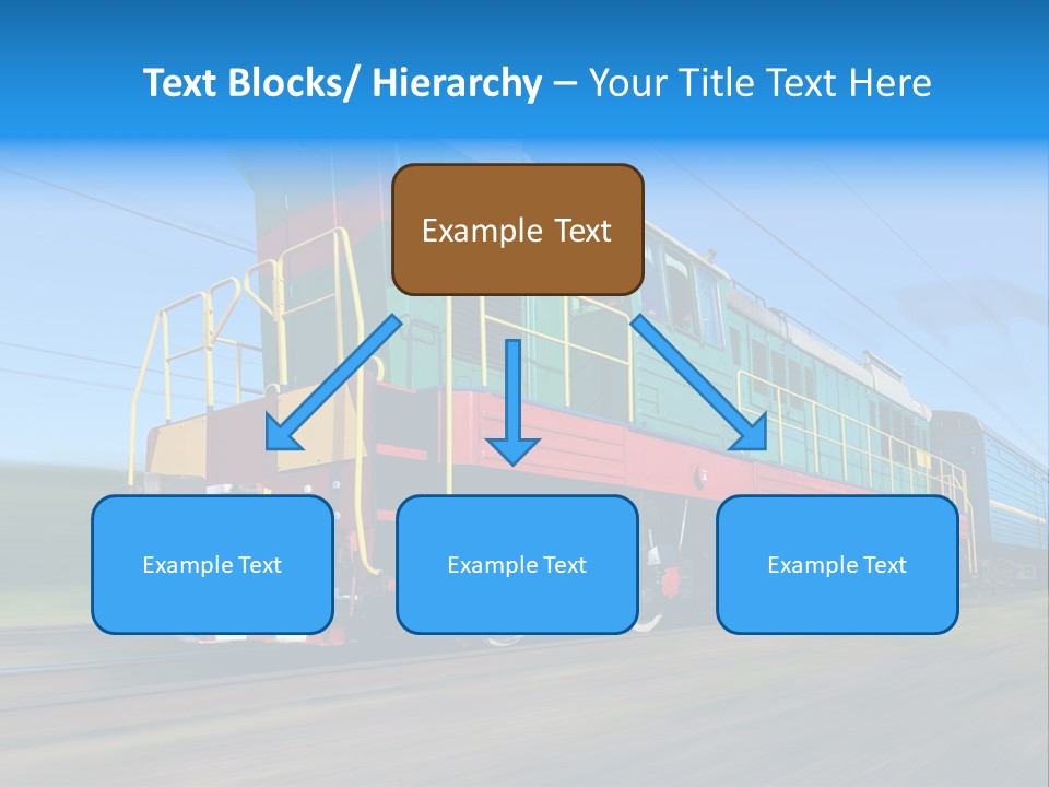 Summer Transportation Rail PowerPoint Template
