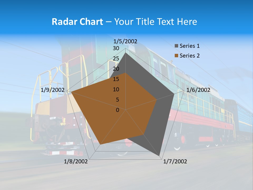 Summer Transportation Rail PowerPoint Template