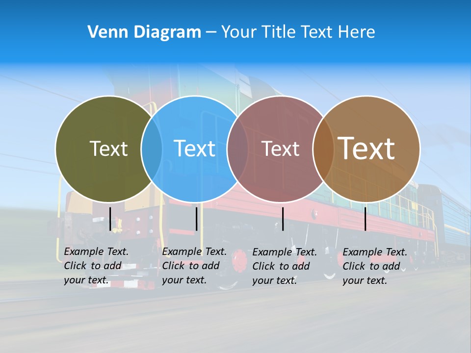 Summer Transportation Rail PowerPoint Template