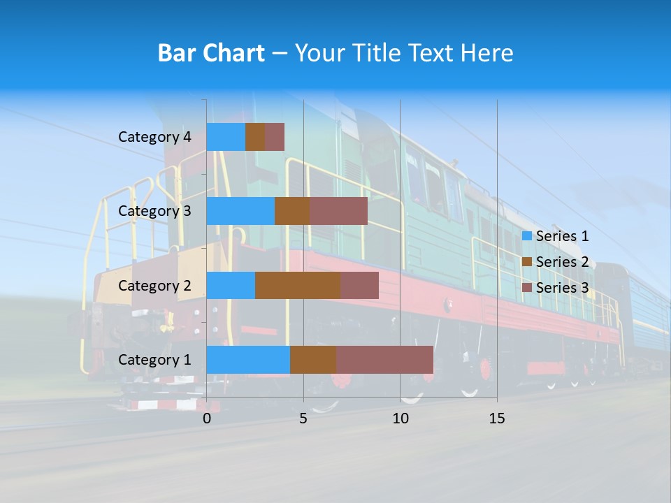 Summer Transportation Rail PowerPoint Template