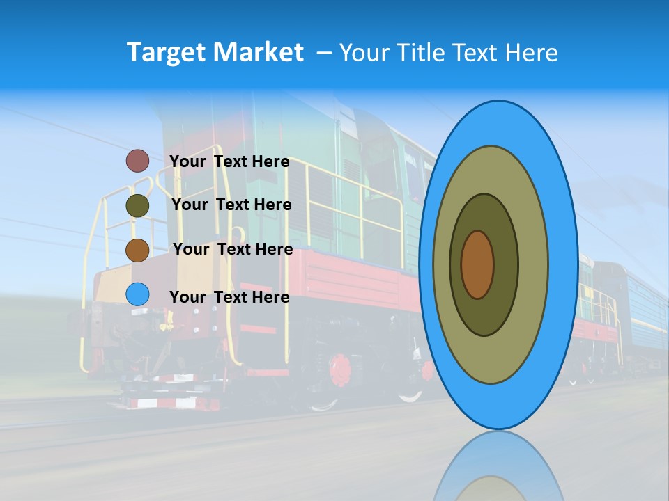 Summer Transportation Rail PowerPoint Template