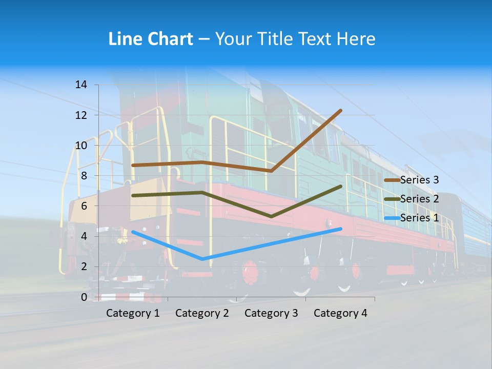 Summer Transportation Rail PowerPoint Template