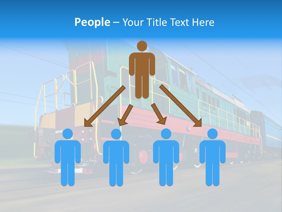 Summer Transportation Rail PowerPoint Template