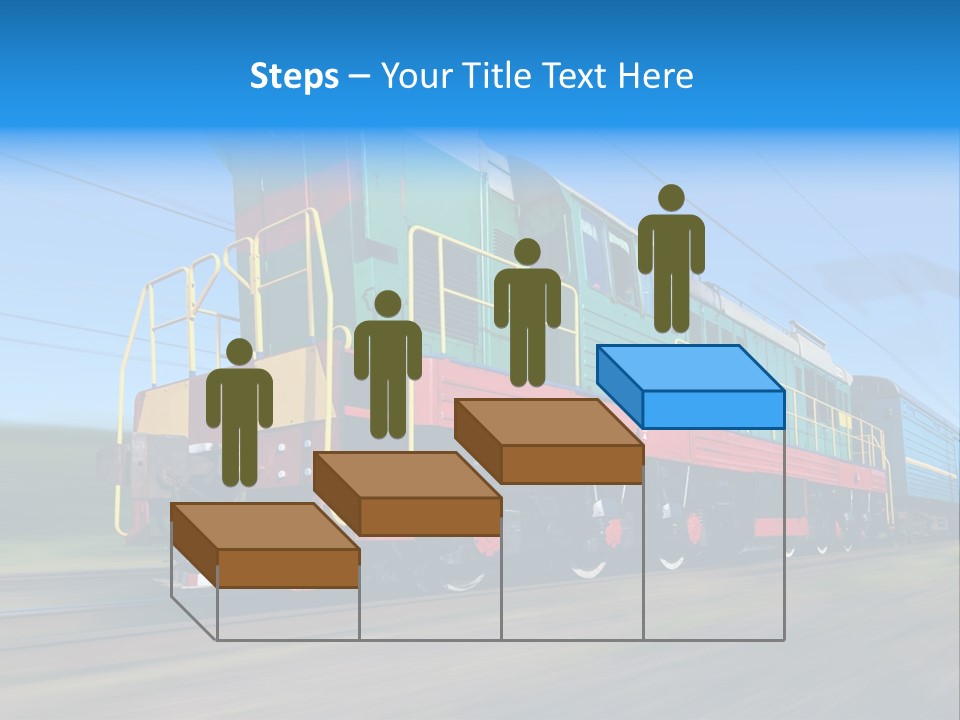 Summer Transportation Rail PowerPoint Template