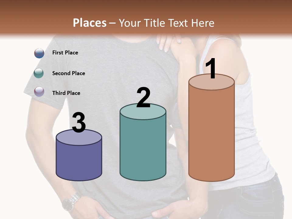 Young Couple Joy PowerPoint Template